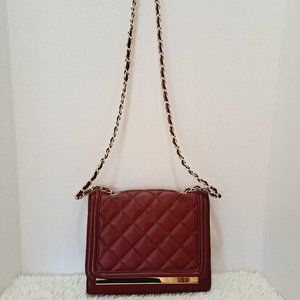 Aldo Burgundy Crossbody Bag